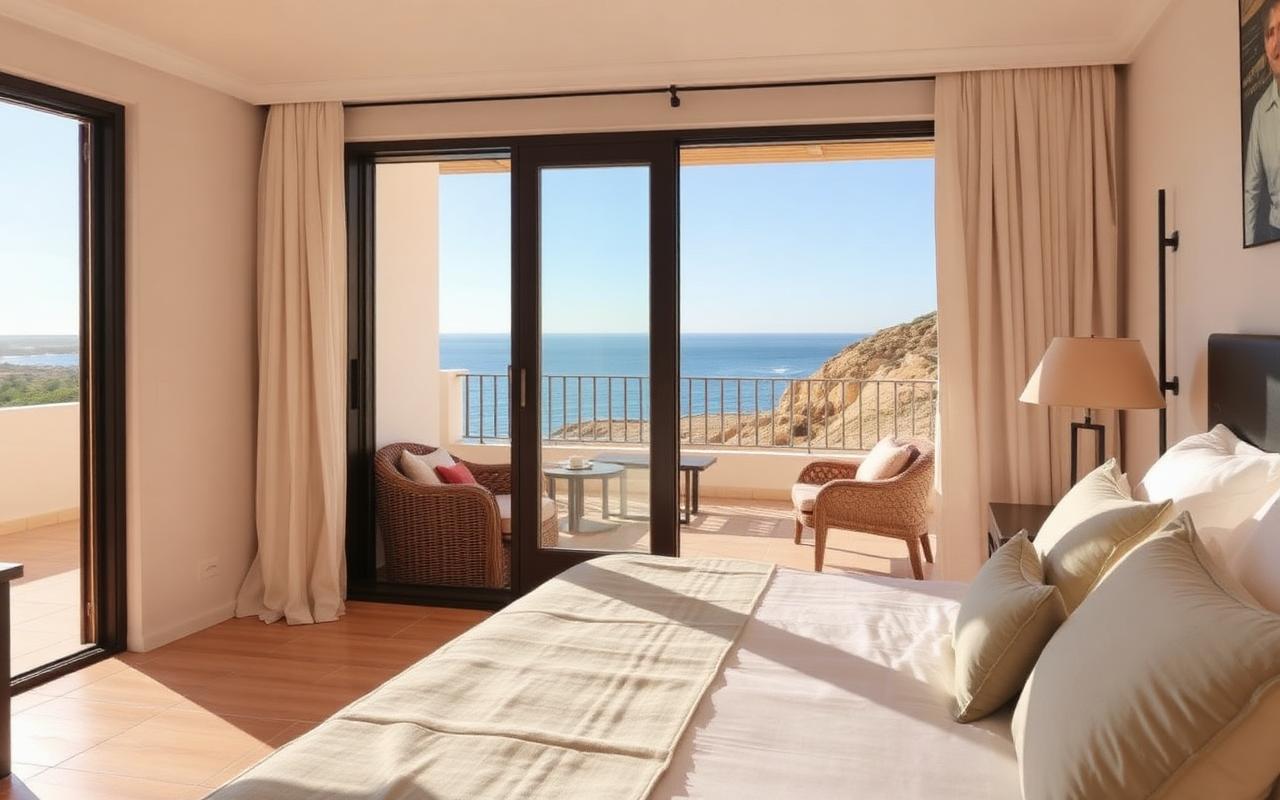 Quarto com vista para o mar (imagem ilustrativa)