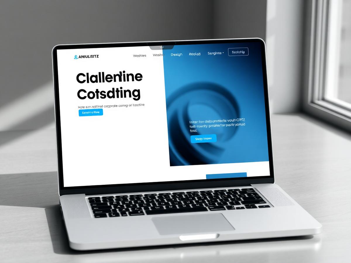 Conceito de website para Consultoria — Vantera Consulting