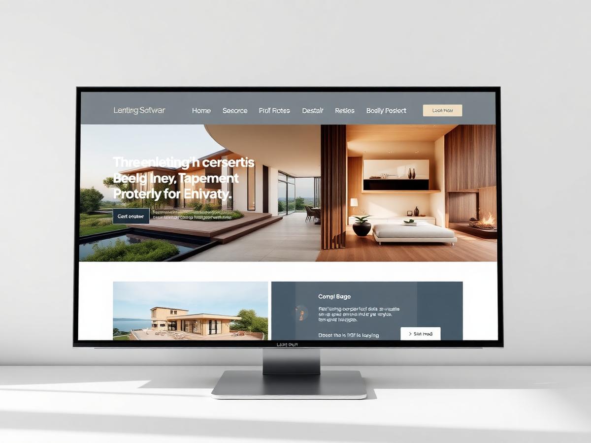 Conceito de website para Imobiliário — Atlante Imobiliária