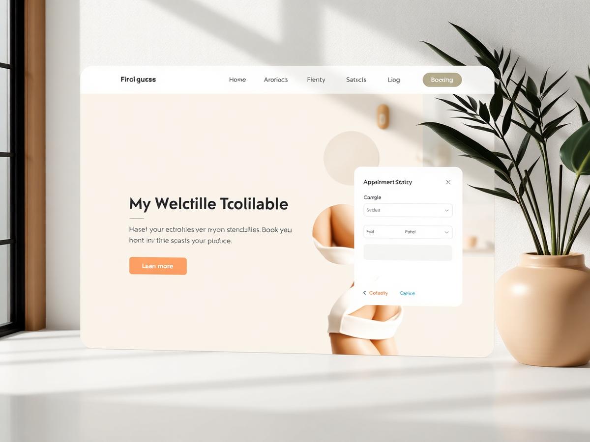 Conceito de website para Saúde e serviços — Clínica Sereno